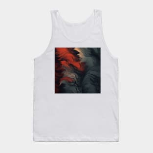 Stylized Surface Texture Tank Top